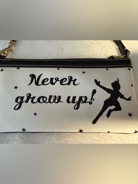 Dooney and Bourke Disney Peter Pan wristlet.